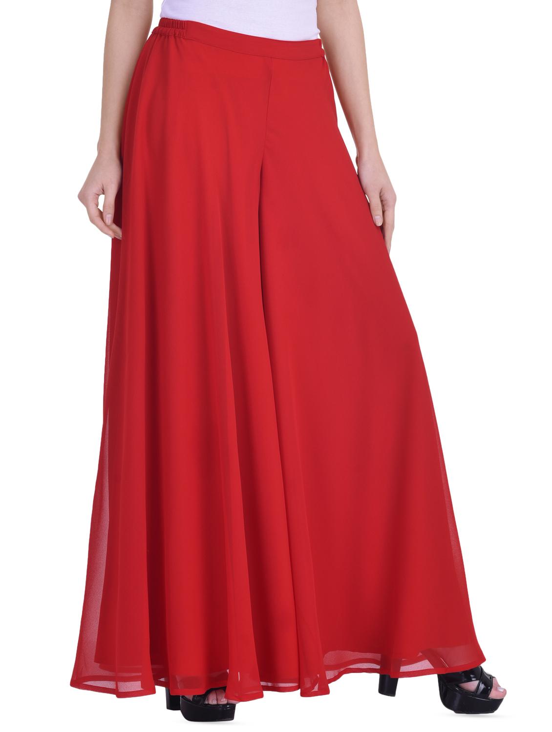 flared solid palazzo - 16407671 - Zoom Image - 2