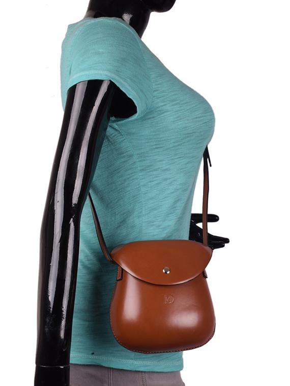 tan leatherette (pu) regular sling bag - 16407801 - Zoom Image - 5