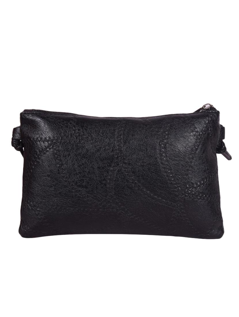 black leatherette (pu) regular sling bag - 16407803 - Zoom Image - 2