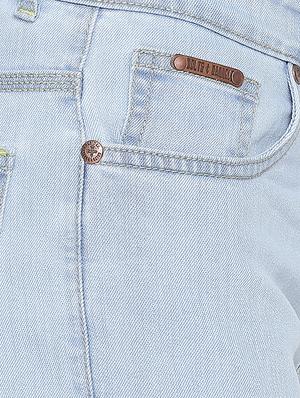 light blue denim shorts - 16408319 - Standard Image - 5