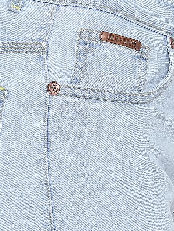 light blue denim shorts - 16408319 - Zoom Image - 5