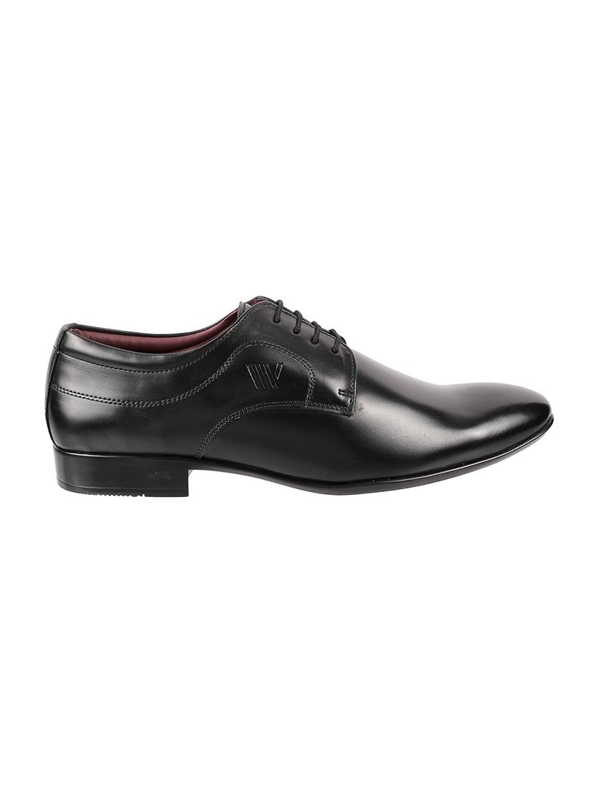 walkway black leather lace-up derbys - 16408568 - Zoom Image - 2