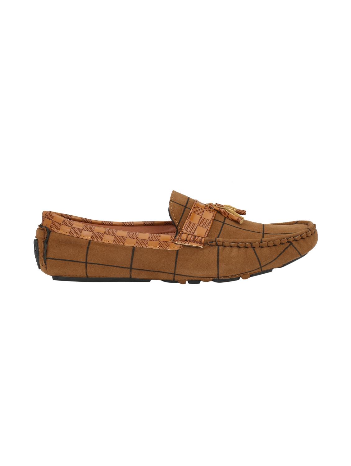 zebx brown suede slip on loafers - 16408636 - Zoom Image - 2
