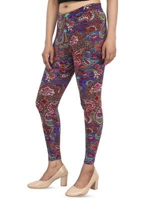 high rise paisley leggings - 16408686 - Standard Image - 2