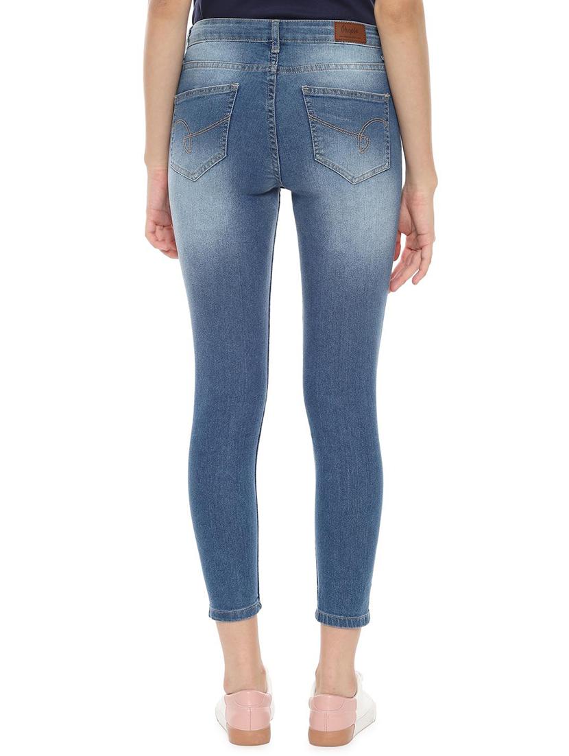 mid rise stone wash jeans - 16409290 - Zoom Image - 2