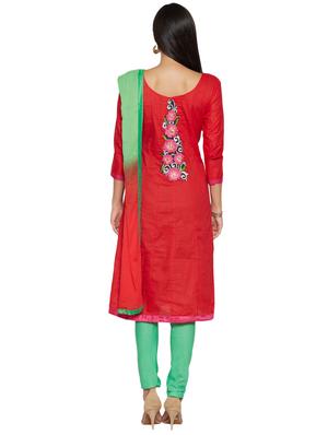 embroidered unstitched suit - 16409411 - Standard Image - 2