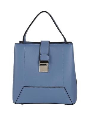 blue leatherette (pu) regular sling bag - 16410436 - Standard Image - 2