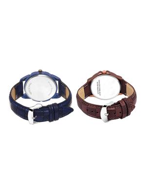 set of 2 analog watch combo(jg-01-02) - 16412639 - Standard Image - 2