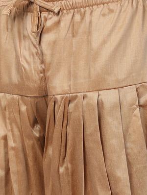 grey solid dhoti kurta set - 16416546 - Standard Image - 5