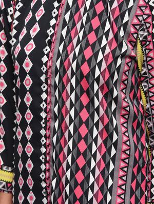 geometric printed shirt dress - 16416677 - Standard Image - 5