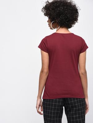 round neck quirky text tee - 16416729 - Standard Image - 2
