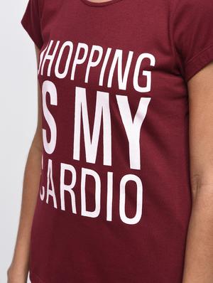 round neck quirky text tee - 16416729 - Standard Image - 5