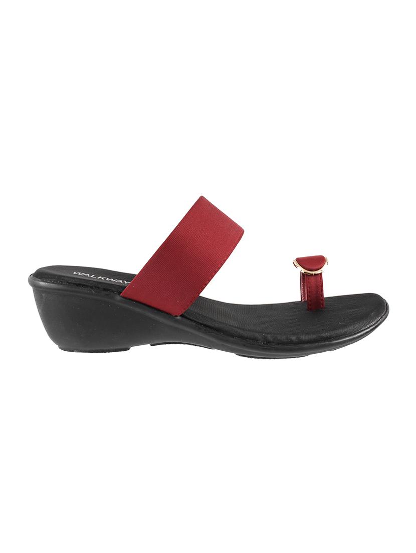 red one toe wedges - 16417215 - Zoom Image - 2