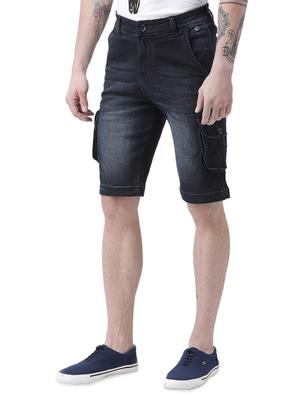 black denim shorts - 16417312 - Standard Image - 2
