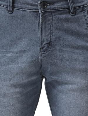 grey denim shorts - 16417314 - Standard Image - 5