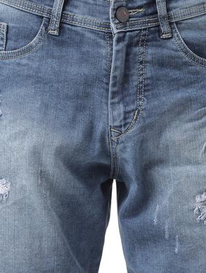 blue denim shorts - 16417317 - Standard Image - 5