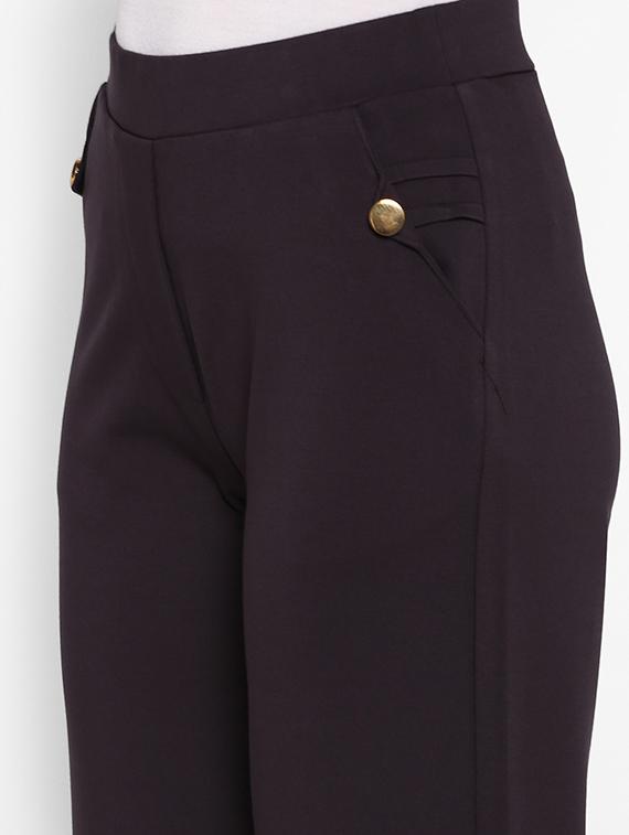 high rise solid culottes - 16417821 - Zoom Image - 5