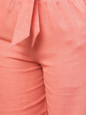 tie up waist pleated trouser - 16417899 - Standard Image - 5