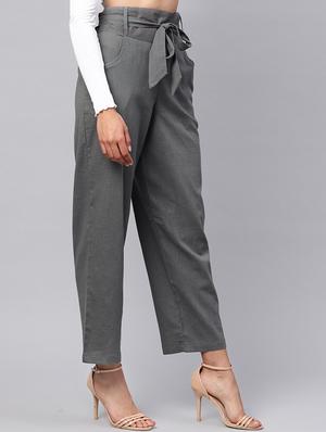 tie up waist pleated trouser - 16417900 - Standard Image - 2