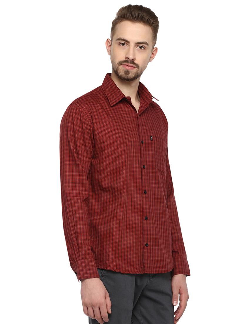 red checkered casual shirt - 16418839 - Zoom Image - 2