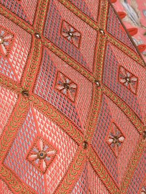 embroidered flared kurta - 16419110 - Standard Image - 5