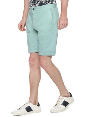 green solid short - 16419213 - Standard Image - 2