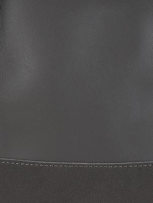 grey leatherette (pu) regular handbag combo - 16419255 - Standard Image - 5