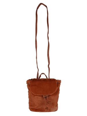 brown leatherette (pu) regular backpack - 16419338 - Standard Image - 5