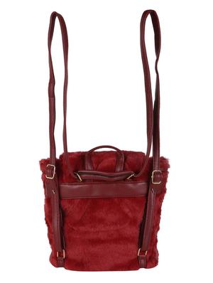 red leatherette (pu) regular backpack - 16419339 - Standard Image - 2