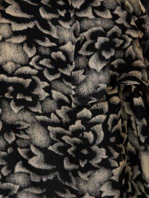waterfall neck floral high low shrug - 16419423 - Standard Image - 5