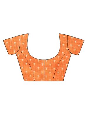 chevron printed saree with blouse - 16420317 - Standard Image - 2