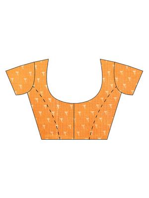 chevron printed saree with blouse - 16420318 - Standard Image - 2