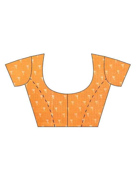 chevron printed saree with blouse - 16420318 - Zoom Image - 2