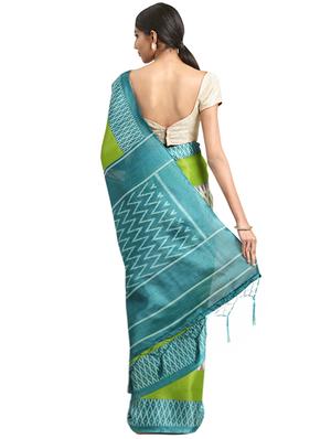 chevron printed saree with blouse - 16420327 - Standard Image - 2