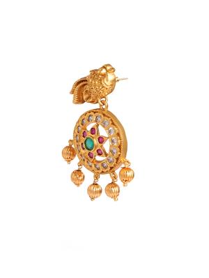 gold drop earring - 16420542 - Standard Image - 2