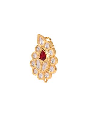 red drop earring - 16420557 - Standard Image - 2