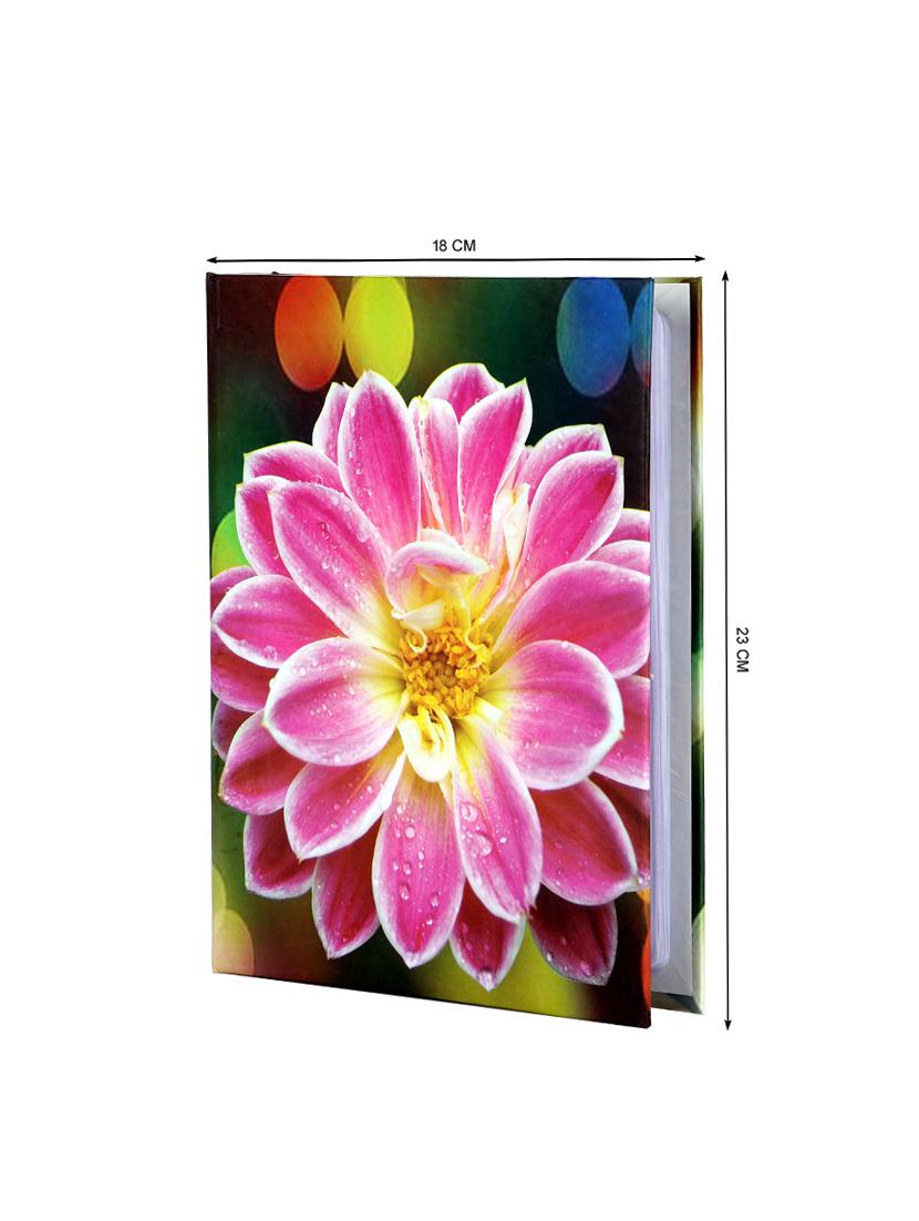 sehaz artworks pink flower photo album scrapbook, diy handmade album scrapbook for anniversary, wedding, travelling - 16421708 - Zoom Image - 2