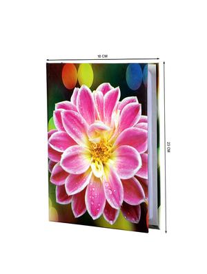 sehaz artworks pink flower photo album scrapbook, diy handmade album scrapbook for anniversary, wedding, travelling - 16421711 - Standard Image - 2