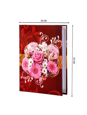 sehaz artworks pink roses photo album scrapbook, diy handmade album scrapbook for anniversary, wedding, travelling - 16421712 - Standard Image - 2