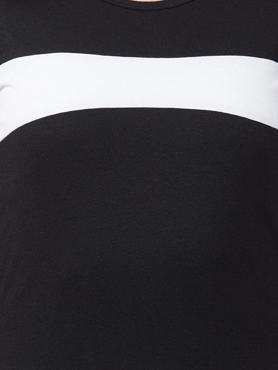 round neck color block tee - 16422816 - Zoom Image - 5