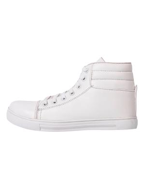 white lace-up sneakers - 16423479 - Standard Image - 2