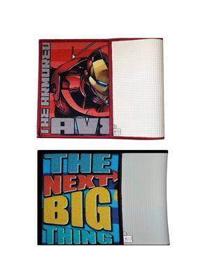 set of 2 multi colored polyester mat - 16423488 - Standard Image - 2