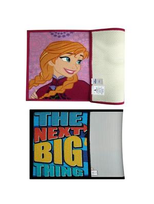 set of 2 multi colored polyester mat - 16423491 - Standard Image - 2