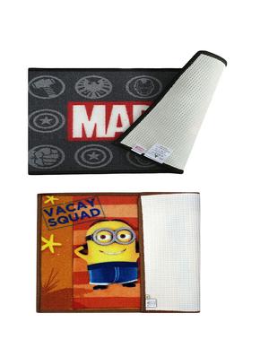 set of 2 multi colored polyester mat - 16423500 - Standard Image - 2