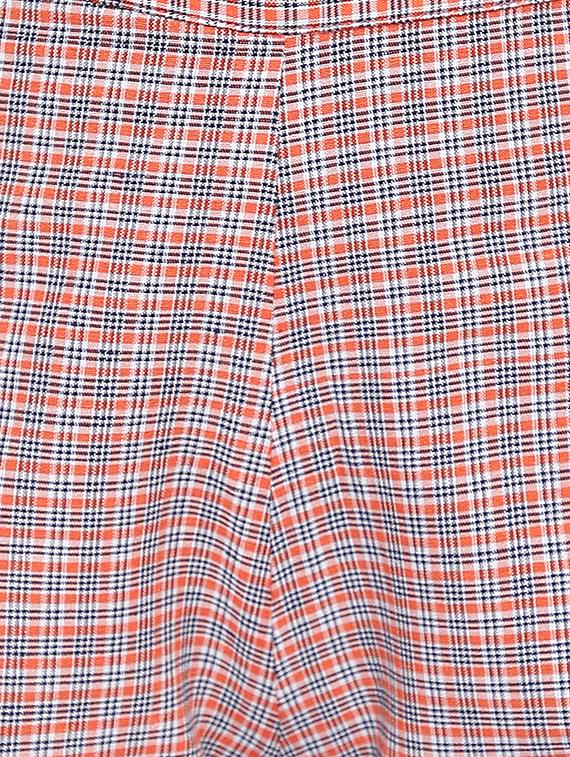 high rise checkered trouser - 16423963 - Zoom Image - 5
