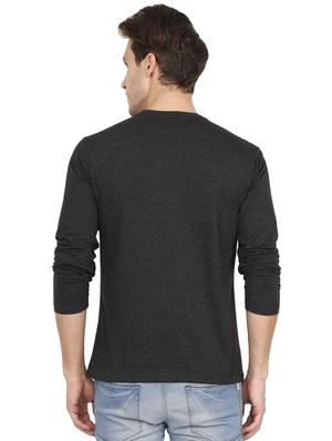 grey color block t-shirt - 16425097 - Standard Image - 2