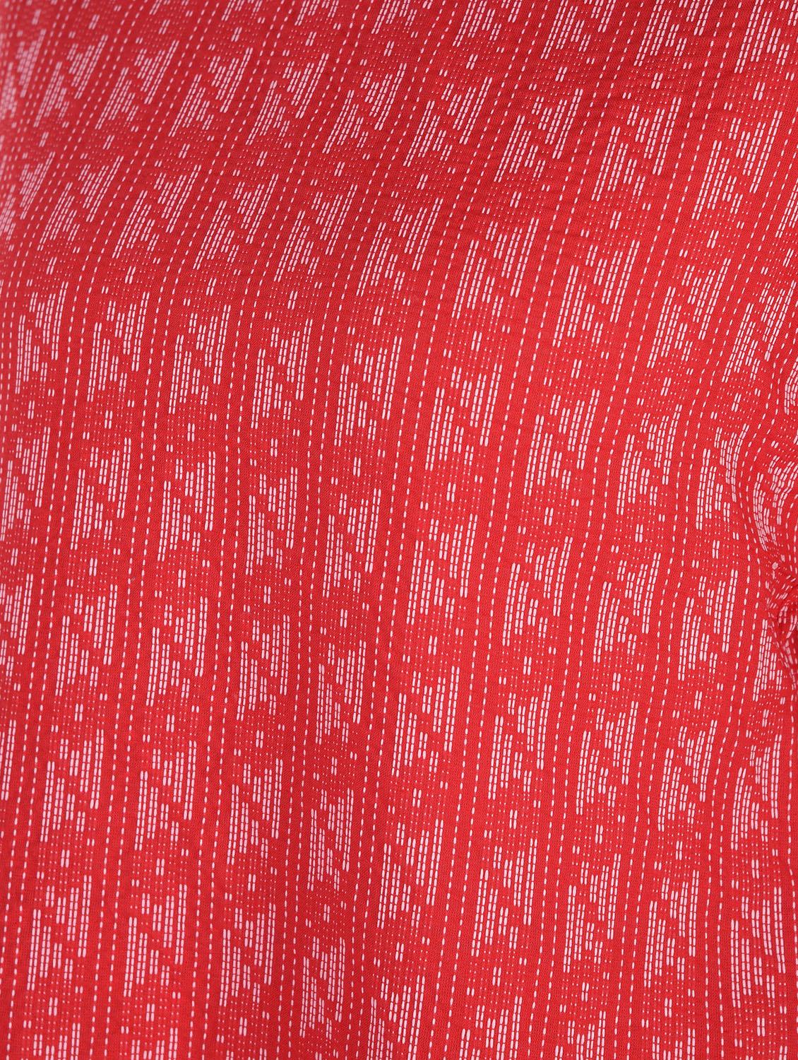 kaantha detail straight kurta - 16425361 - Zoom Image - 5