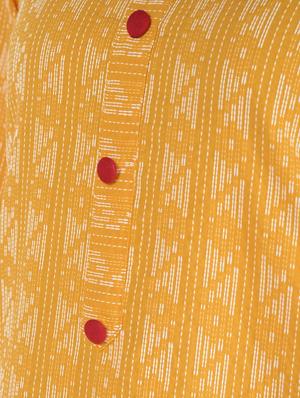 kaantha detail straight kurta - 16425363 - Standard Image - 5