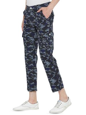 blue camouflage print cargo - 16427295 - Standard Image - 2
