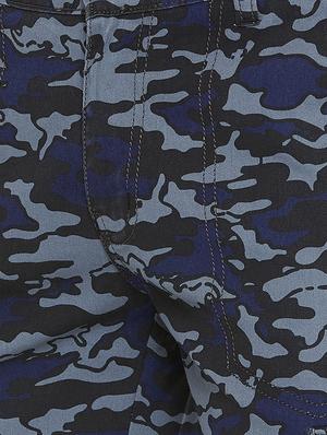 blue camouflage print cargo - 16427295 - Standard Image - 5